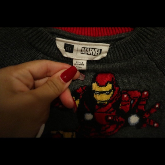Marvel by Gap Baby Iron Man Sweater - Picture 3 of 3